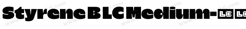 Styrene B LC Medium字体转换